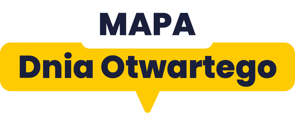 Grafika z tekstem "mapa dnia otwartego"