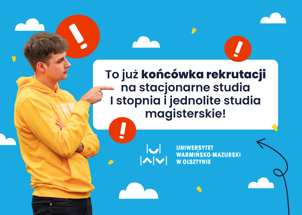 Koncowka rekrutacji w I turze na UWM